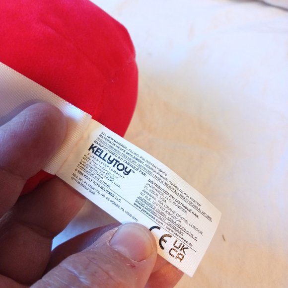 Squishmallow Paulton The Chocolate Bar Red Brown Silver Plush KellyToy 5" - Picture 7 of 7